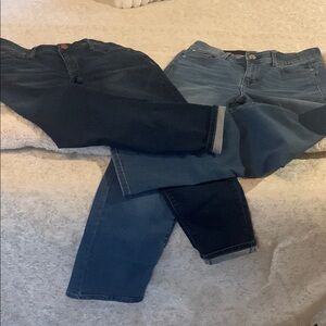 2 pair size 10. Angels jeans